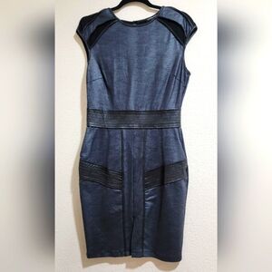 CQ by CQ metallic black-navy dress S